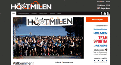 Desktop Screenshot of hostmilen.nu